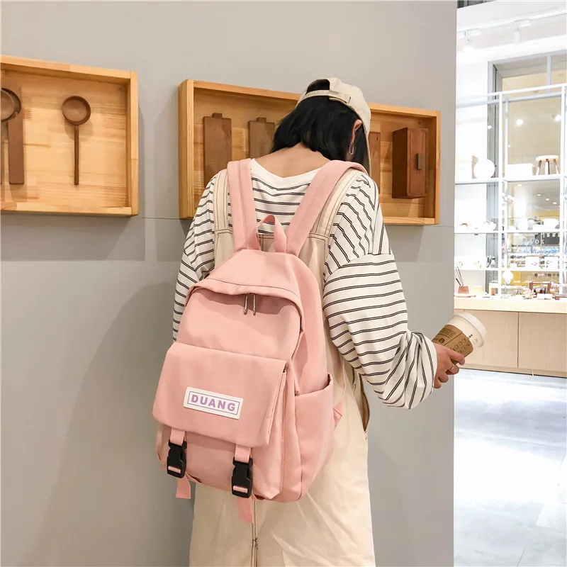 

Vintage Sense GIRL'S School Bag Women's Korean-style Harajuku Ulzzang College Student MORI Series Versatile High School Backpack