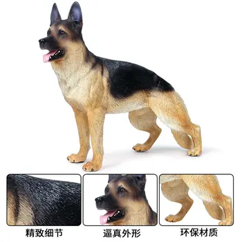 

Germany Shepherd Animals Figure Collectible Toys Dog Animal Action Figures Kids Plastic Toys