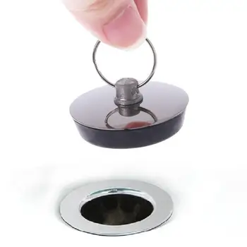

Kitchen Drain Plug Wash Basin Bathtub Sink Rubber Plug Plug Sink Water Bathroom Blocking Rubber Drain Water Plug O1S8