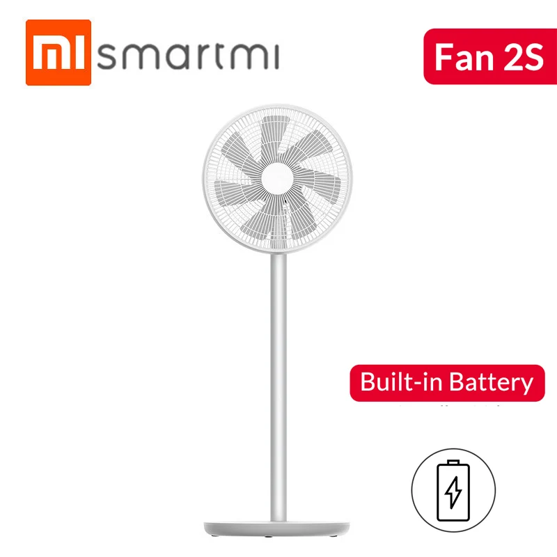 

Smartmi 2S Floor Fan DC Frequency Conversion Pedestal Fans Home Rechargeable Portable Air Conditioner Natural Wind