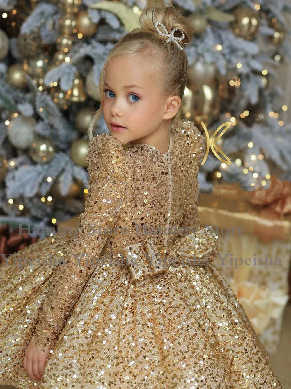 green emerald velvet dress Gold Glam Couture Cupcake Dress 2T