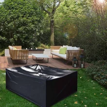 250x250x90 см Водонепроницаемая уличная садовая мебель для патио покрывает Дождь Снег стул Чехлы для дивана стол стул Пыленепроницаемый Чехол