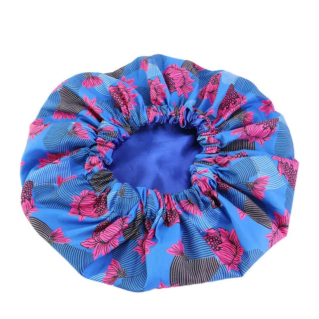 New Extra Large Satin Lined Bonnet Women Big Size Beauty Print Satin Silk Bonnet Sleep Night Cap Head Cover Bonnet Hat Wholesale style434-6