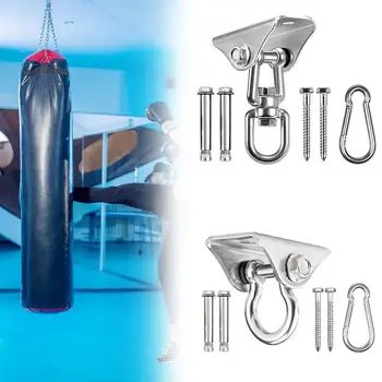 

Bow type hanging plate stainless steel rotating load-bearing hook hammock fixing plate boxing sandbag hanging chair fixing buck