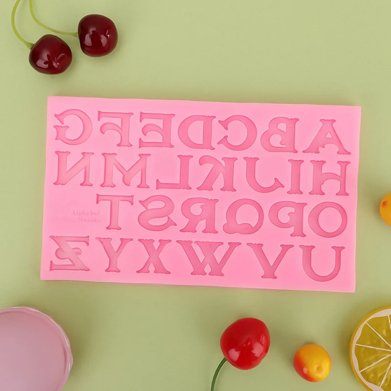Digital Letters Baking Cake Liquid Silica Gel Mold Clay Mold Liquid Silica Gel Mold Liquid Silica Gel Cake Mold
