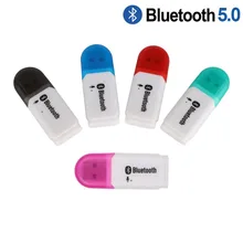 New Bluetooth 5.0 Mini USB Wireless Adapter Audio Stereo Receiver Car kit with microphone for compute Car player speaker