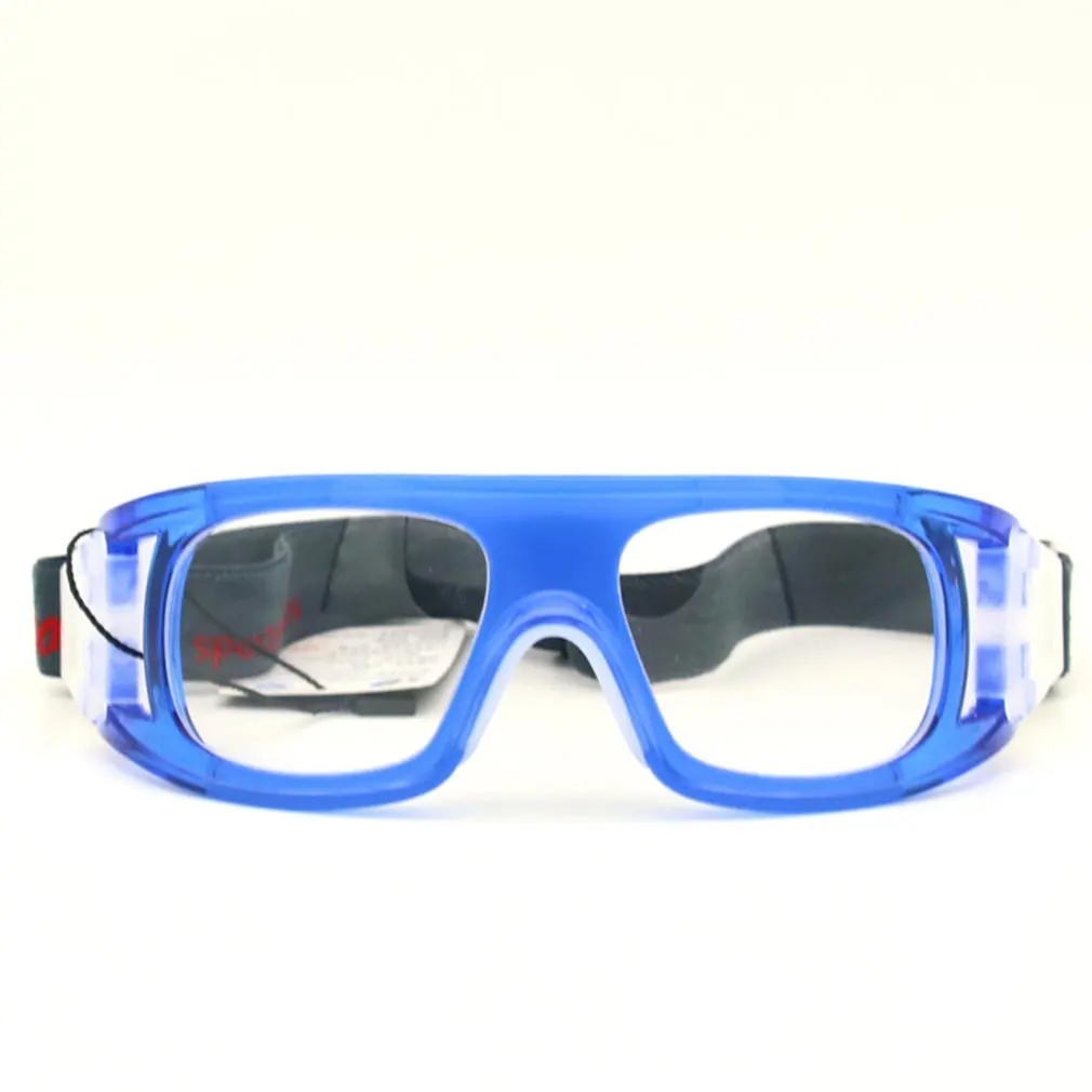 clear blue Баскетбольные очки футбольные спортивные очки бадминтон Взрывная защитная рама может быть оснащена близорукостью на открытом воздухе - Цвет: clear blue