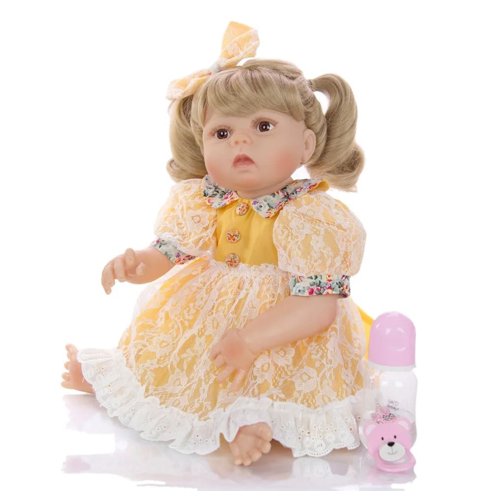 Boneca reborn baby doll bebes reborn corpo de silicone inteiro куклы принцессы для девочек игрушки для детей подарок 2" 57 м
