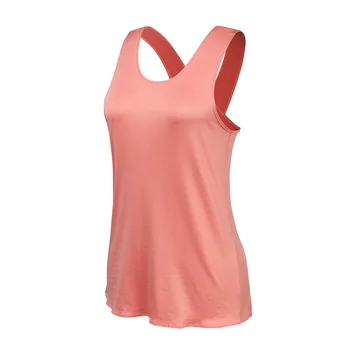 VEQKING Cross Back Sleeveless Yoga Tank Top Women Fitness Workout Sport Vest Athletic Sport Top