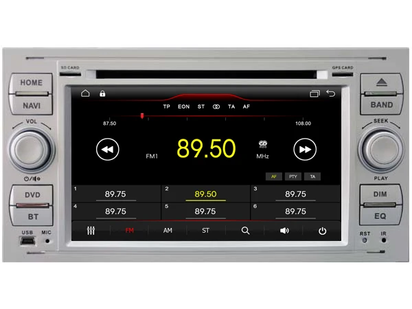 OTOJETA Автомобильный DVD Android 10,0 Автомобильный gps для FORD FOCUS 2005 2006-2011 7 дюймов Автомобильный Радио мультимедийная лента рекордер bluetooth навигация