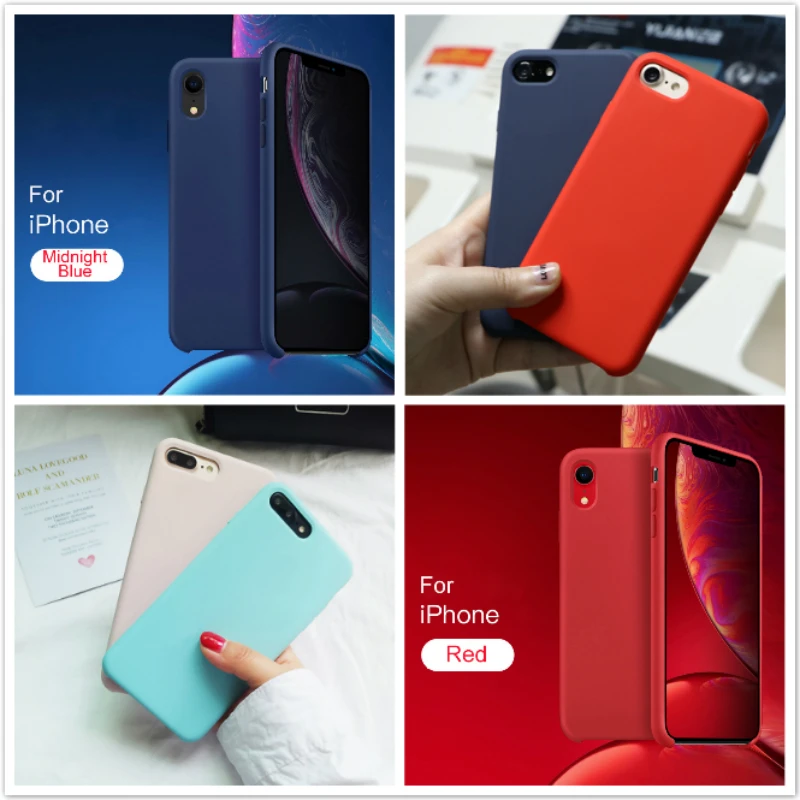 Оригинальный официальный силиконовый чехол для iphone 11 Pro Max XS MAX XR X чехлы Apple IPhone 7 8 6