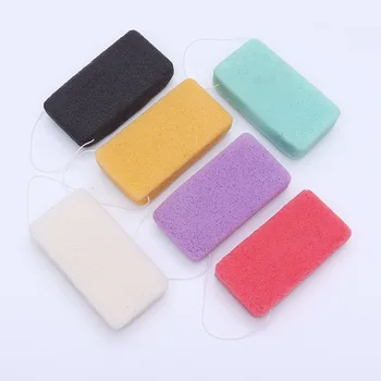 

10 Pcs Per Set Rectangular Konjac Face Sponge Bath Sponge Exfoliating Bath Sponge Wholesale