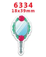 Кабошоны 30 шт мультфильм плоское украшение из смолы pr 2246 - Цвет: 6334