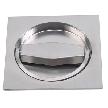 

New Sliding Door Lock Hidden Handle Interior Door Pull Lock Modern Anti-theft Room Wood Door Locks Furniture Hardware