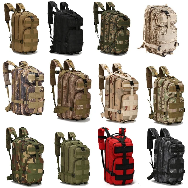 25L Tactical Backpack 3P Combat  Army Outdoor Sports Bag Rucksack Women Men Camping Hiking Climbing Molle Bags 1