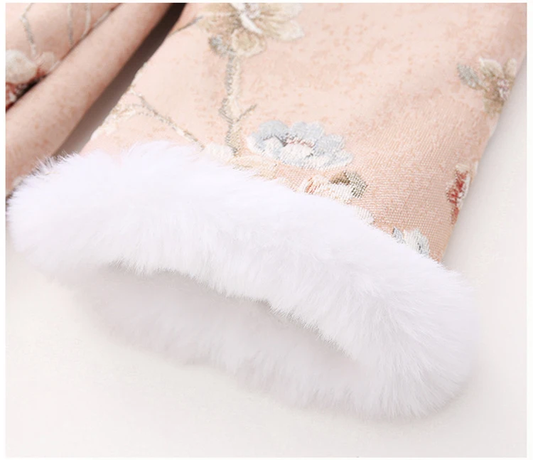 Hanfu/платье Чонсам для девочек; зимнее теплое детское платье; детское рождественское платье; одежда принцессы на год