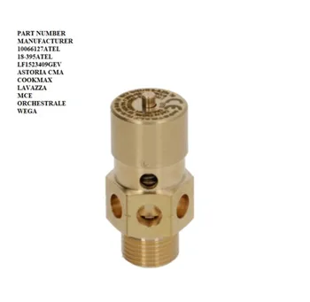 

VALVE BOILER Ø 3/8"M 1,9BAR CE-PED,1523409,WEGA,MCE,LAVAZZA,COOKMAX,ASTORIA CMA