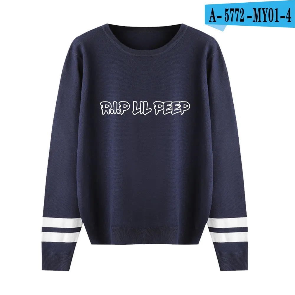 navyblue Lil Открытый свитер для мужчин/женщин Aikooki новая распродажа Модный классический свитер Харадзюку lil открытый популярный свитер Повседневный Топ - Цвет: navyblue