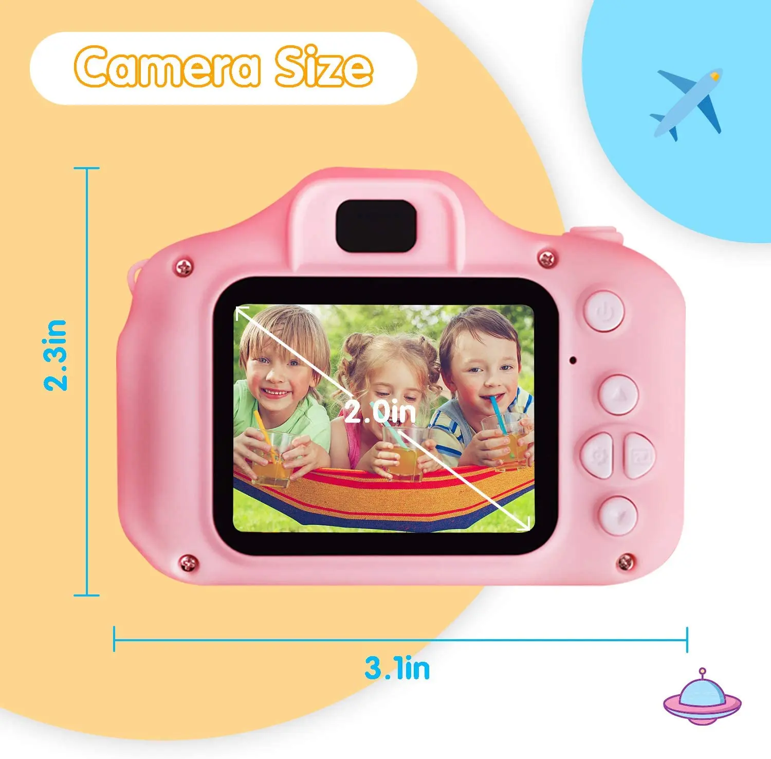 Children Camera Mini Educational Toys For Baby Birthday Gift Auto Focus Kids Digital Camera 1080P Projection Video Camera