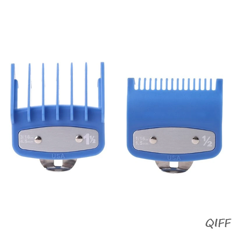 1PC/2PCS Professional Cutting Guide Comb Hair Clipper Limit Comb with Metal Clip