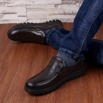 

Men Casual Shoes Genuine Leather Male Loafers Espadrilles outdoor Fashion Shoes Flats Slip On Driving Sneakers Mocassin Homme