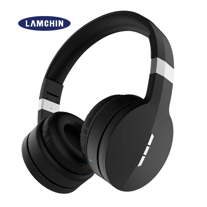 Black Silver Складные беспроводные наушники HIFI шлем Аудио Bluetooth наушники стерео Бас Сабвуфер гарнитура с микрофоном Поддержка SD TF карты - Цвет: Black Silver