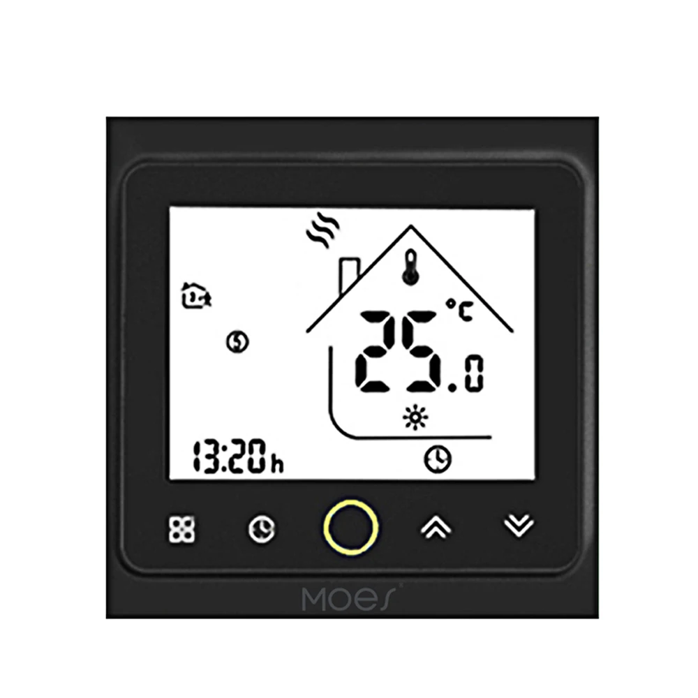 Black NO Wifi Smart Temperature Control System WiFi Smart Thermostat Temperature Controller for Water/Electric Floor Heating Water/Gas Boiler - Цвет: Black NO Wifi