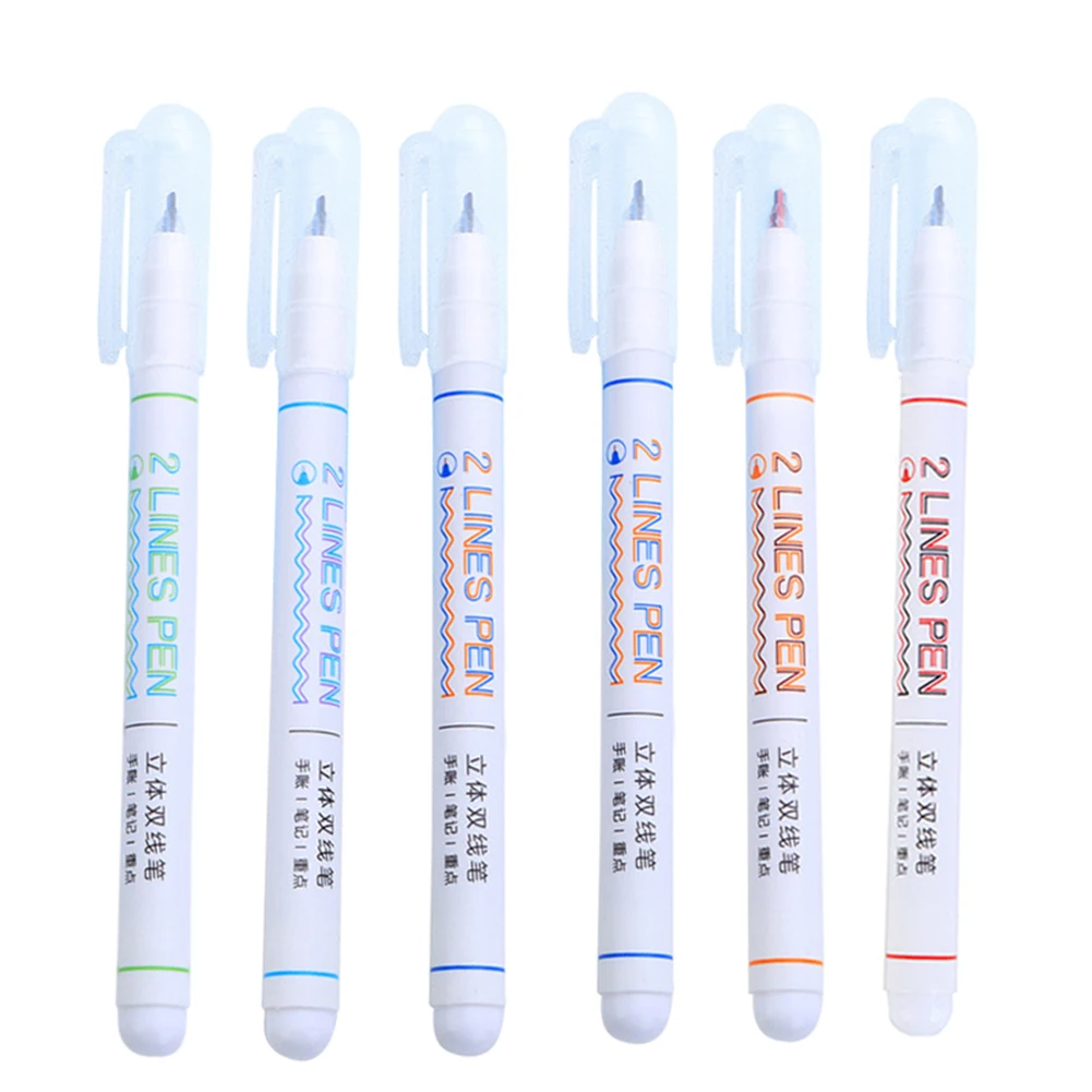 Новинка 2019 двойная линия контурная ручка для рисования Скрап книжная карта DIY