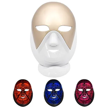 

Photon skin rejuvenation beauty instrument large row lamp LED mask children's face machine red and blue light household facial