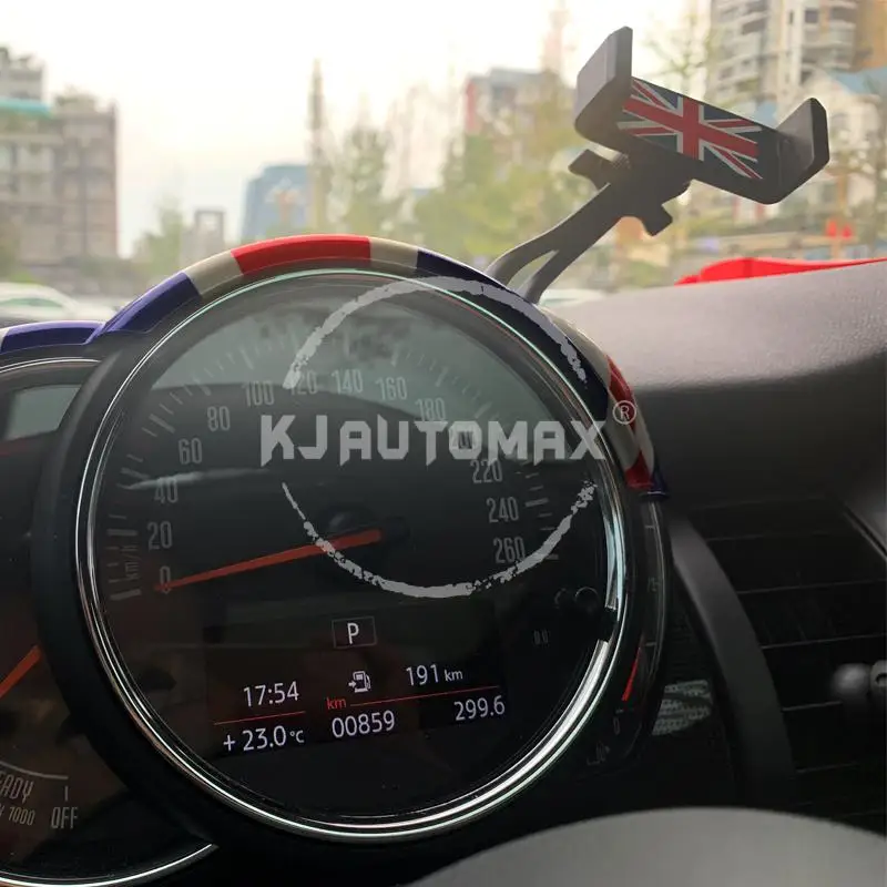 Для Mini Cooper F55 F56 F57 F58 F60 Тахометр в виде ракушки Комбинированный держатель для смартфона Unnion Jack style