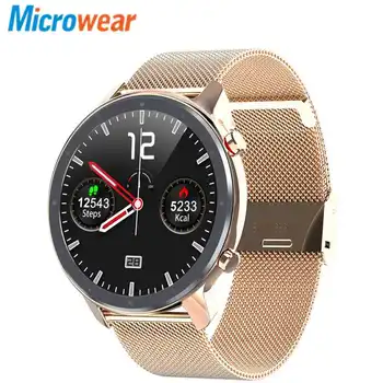 

Microwear L11 Ultra Thin HD Screen Wristband 10 Sport Modes Tracker ECG Heart Rate Monitor Weather Music bluetooth Smart Watch