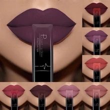 Gran oferta de bálsamo labial brillante de terciopelo mate color Nude a prueba de agua brillo labial tinte labial rojo Sexy 21 colores maquillaje mujer regalo de moda