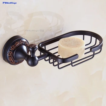 

Tlhottop High Quality Antique Brass Finishing Soap Dish Soap Box Bathroom Accessories Soap Holder Wall Mounted YJ-7855