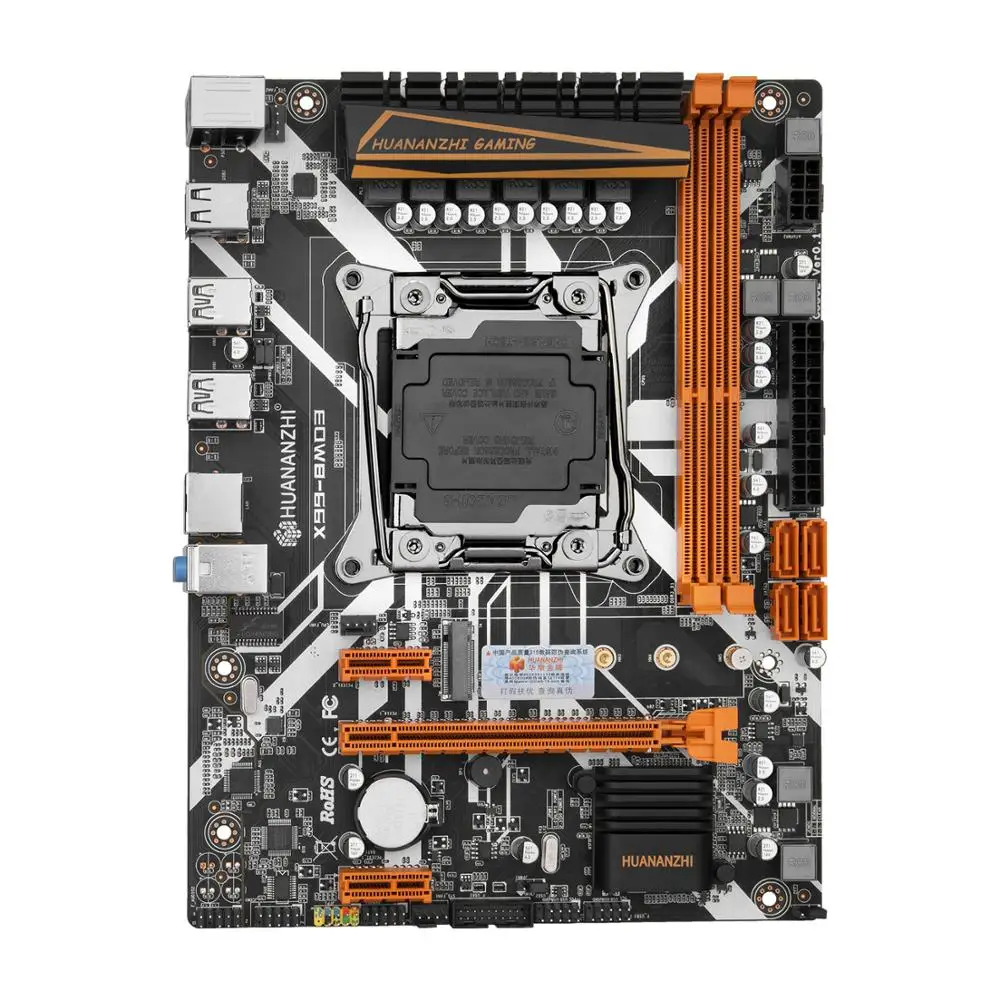 Материнская плата HUANANZHI X99-8MD3 поддерживает процессор 2011-3 pin V3 и Zhiqiang E5