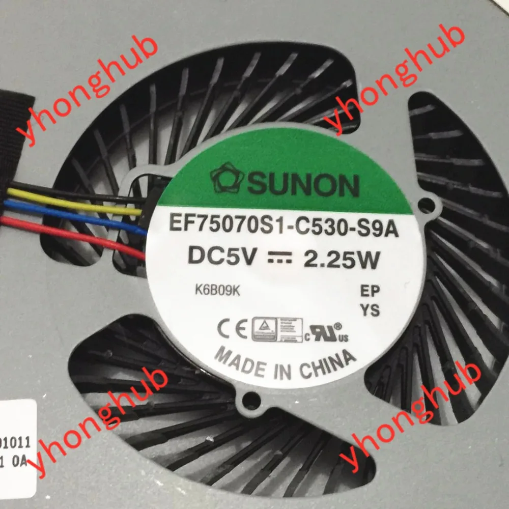 SUNON EF75070S1-C530-S9A S5V S5VT DC 05в 4-проводной Сервер вентилятор охлаждения ноутбука
