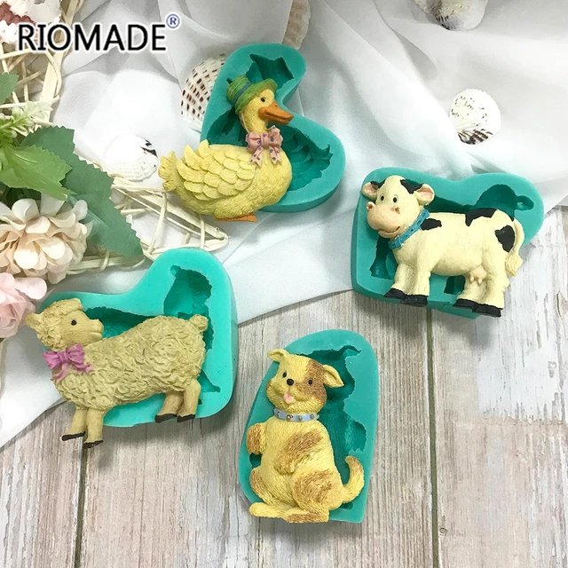 Silicone Mold Chocolate Animals, Cow Animal Silicone Molds