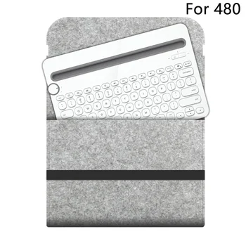 

Accessories Cover Compact Keyboard Bag Anti Shock Storage Carrying Case Travel Portable Flexible Felt For Logitech K380