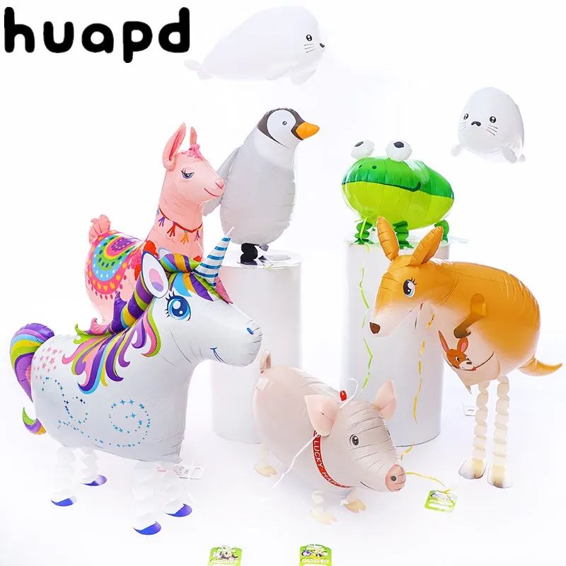 Шарик с шагающим питомцем 1 шт. модель воздушного шара в виде животного детская