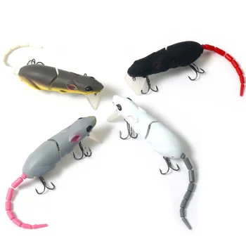 

Artificial Fishing Lure Plastic Mouse Lure Swimbait Rat Fishing Bait for pike bass With Hook Fishing Tackle minnow crankbaits