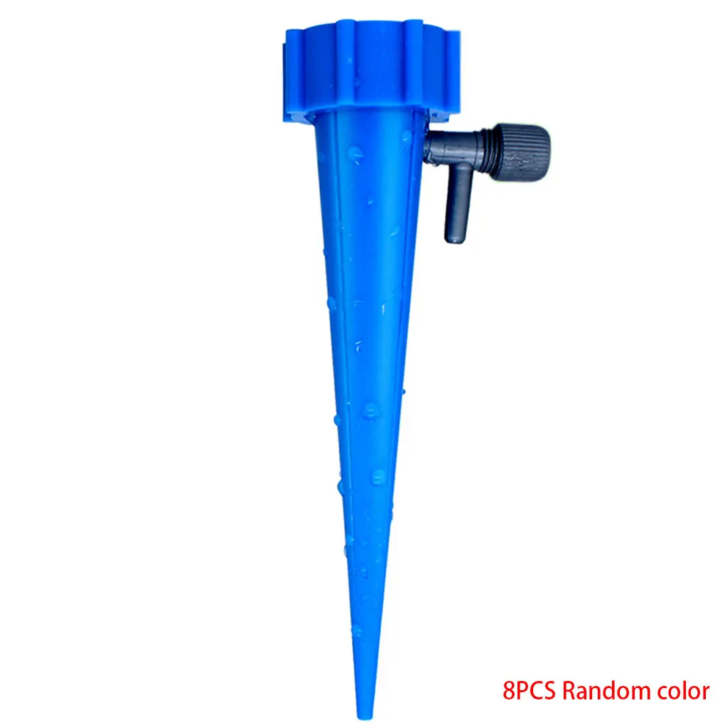 8pcs 1/2/4/6/8/10pcs Self Watering Spikes Plant Adjustable Stakes Self-watering Probes Universal Plant Irrigation System - Цвет: 8pcs