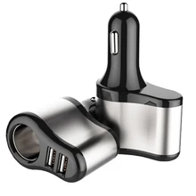 Двойной USB прикуриватель, автомобильное зарядное устройство, разветвитель, адаптер 3,1 А, зарядное устройство для iPhone 12 в-24 в Двойной USB прикуриватель, автомобильное зарядное устройство, разветвитель, адаптер 3,1 А, зарядное устройство для iPhone 12 в-24 в