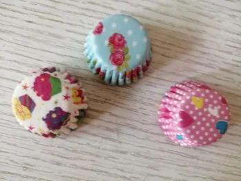 

10000 pcs Mini size Assorted Paper Cupcake Liners Muffin Cases Baking Cups cake cup cake mould decoration 2.5cm base