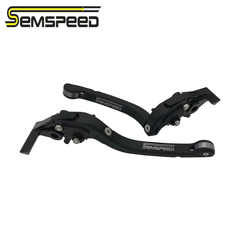 Semspeed CNC сплав ручка тормоза мотоцикла складной рычаг тормоза сцепления подходит для Honda ADV 150 - Цвет: Gray