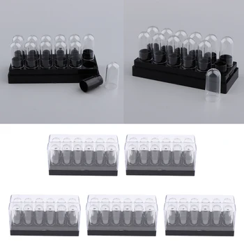 

DIY Lipstick Mold, Lip Balm Sample Maker Mould, 5Pcs, 12 Holes, Suitable for 9.3 mm Lip Stick Tubes