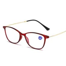 Новые унисекс ультралегкие TR90 анти-синие очки для чтения HD с полимерным покрытием зеркальные металлические очки повседневные деловые дикие очки для чтения