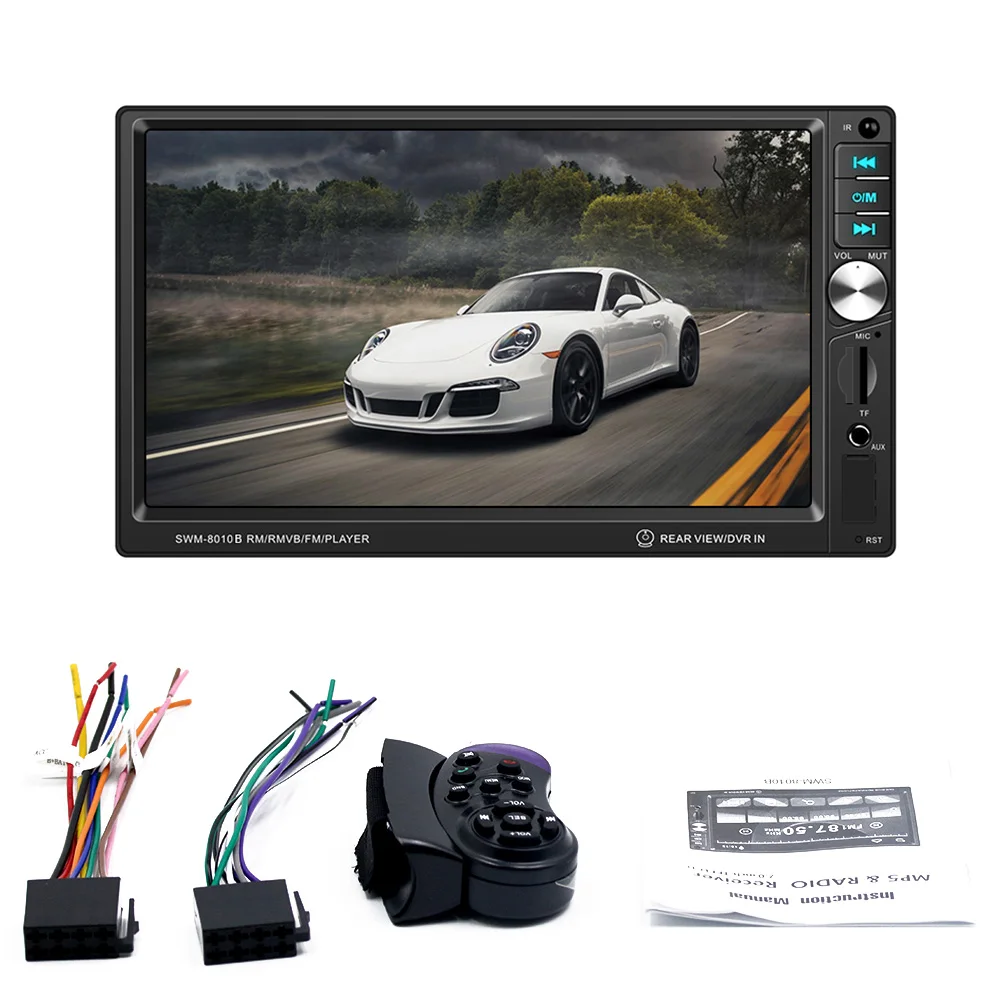 Leadfan 2 din автомобильное радио Bluetooth мультимедийный плеер HD " Авторадио с сенсорным экраном 2din Авто аудио стерео MP5 USB TF FM