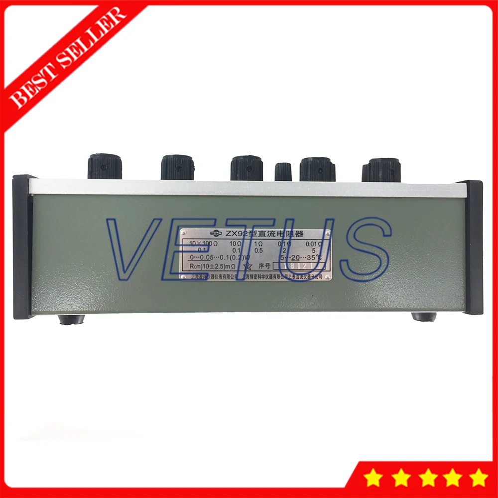 Resistance Meters ZX92 5 Dials Resistor Decade Box with 0.011111.10