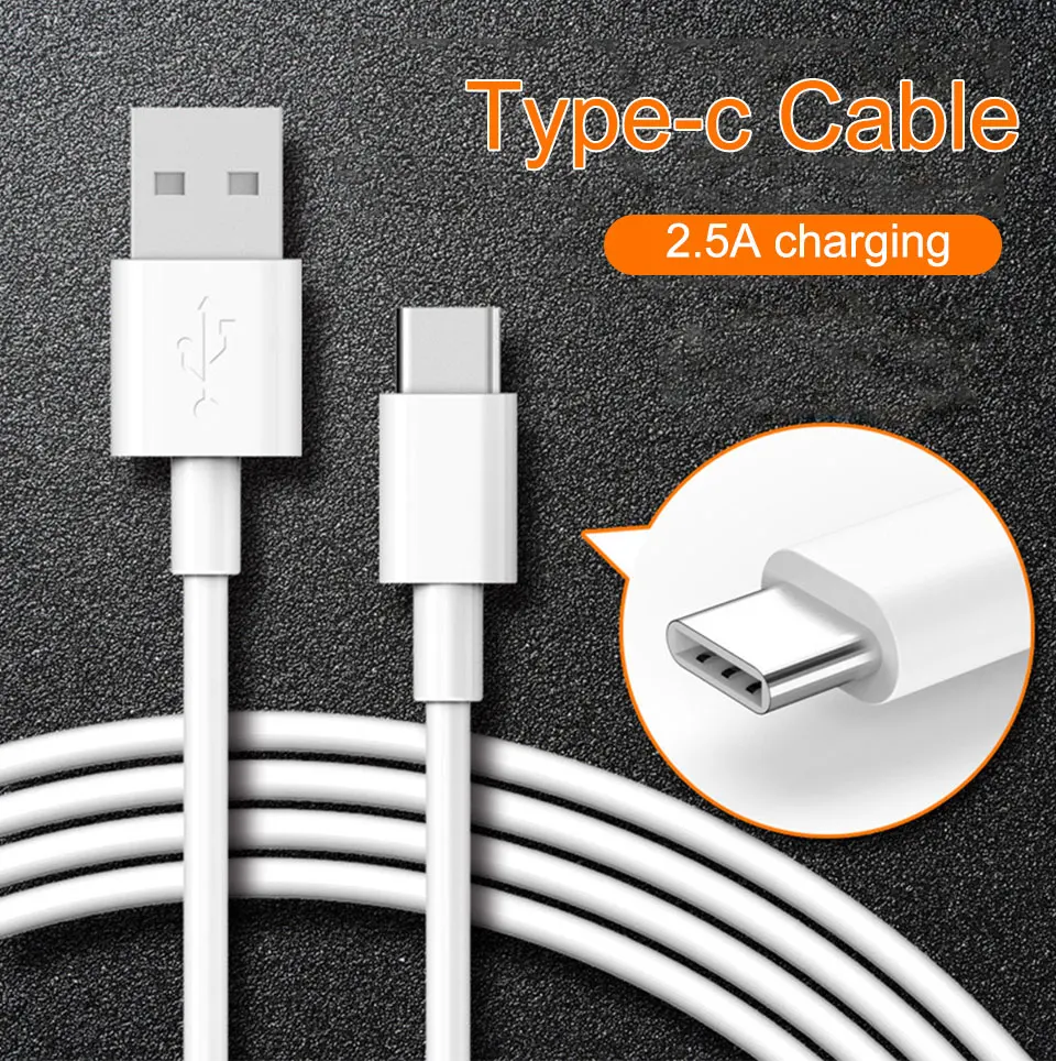 Type-C кабели для мобильных телефонов USB 2.5A Быстрая зарядка для смартфонов type C для samsung S9 S8 S10 huawei P30 Pro зарядный провод