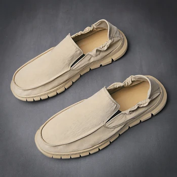 

2020 summer new style men breathable men's shoes slip-on cloth shoes lazy foot covering canvas shoes sneakers