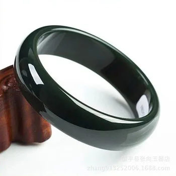 

handmade Hetian Sapphire jade bracelet Jade bangle women mosaic jade retro wishful real hetian jade bracelet add certificate